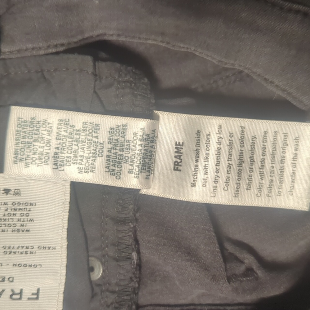 Frame denim grey distressed skinny jeans - Picture 9 of 10